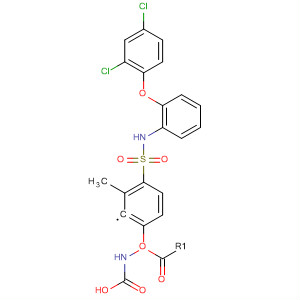 Carbamic acid,[4-[[[2-(2,4-dichlorophenoxy)phenyl]amino]sulfonyl]phenyl]-, methyl ester