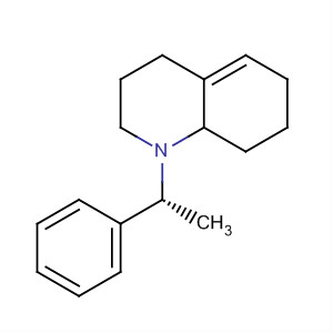 Quinoline, 1,2,3,4,6,7,8,8a-octahydro-1-[(1R)-1-phenylethyl]- molecular structure