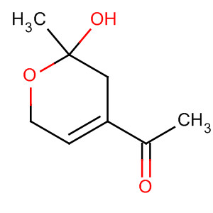 Ethanone, 1-(3,6-dihydro-2-hydroxy-2-methyl-2H-pyran-4-yl)- molecular structure