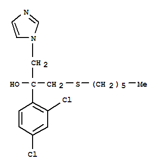 1H-Imidazole-1-ethanol, alpha-(2,4-dichlorophenyl)-alpha-((hexylthio)m ethyl)-