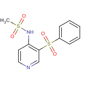 Methanesulfonamide, N-[3-(phenylsulfonyl)-4-pyridinyl]- molecular structure