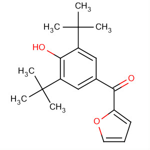 Methanone, [3,5-bis(1,1-dimethylethyl)-4-hydroxyphenyl]-2-furanyl- molecular structure