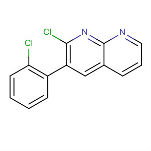 1,8-Naphthyridine, 2-chloro-3-(2-chlorophenyl)-