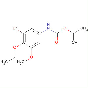 Carbamic acid, (3-bromo-4-ethoxy-5-methoxyphenyl)-, 1-methylethylester molecular structure