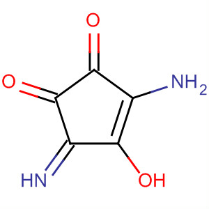 3-Cyclopentene-1,2-dione, 3-amino-4-hydroxy-5-imino- molecular structure