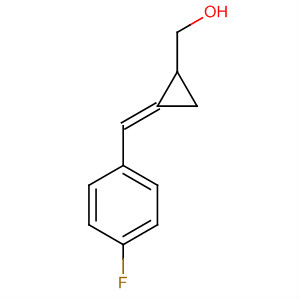 Cyclopropanemethanol, 2-[(4-fluorophenyl)methylene]-, (2E)- molecular structure