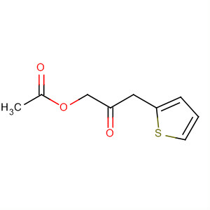2-Propanone, 1-(acetyloxy)-3-(2-thienyl)- molecular structure