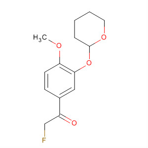 Ethanone,2-fluoro-1-[4-methoxy-3-[(tetrahydro-2H-pyran-2-yl)oxy]phenyl]-