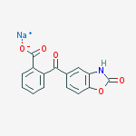 o-(2-Oxo-2,3-dihydrobenzoxazol-5-ylcarbonyl)benzoic acid sodium salt