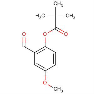 Propanoic acid, 2,2-dimethyl-, 2-formyl-4-methoxyphenyl ester molecular structure