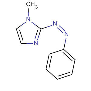 1H-Imidazole, 1-methyl-2-[(1Z)-phenylazo]- molecular structure