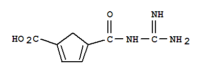 1,3-Cyclopentadiene-1-carboxylic  acid,  4-[[(aminoiminomethyl)amino]carbonyl]-