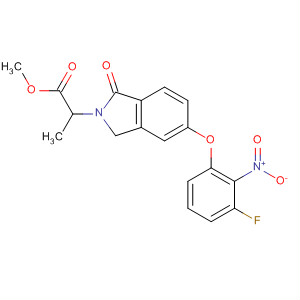 2H-Isoindole-2-propanoic acid,5-(3-fluoro-2-nitrophenoxy)-1,3-dihydro-1-oxo-, methyl ester