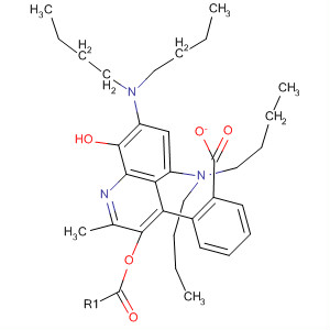 8-Quinolinol, 5,7-bis(dibutylamino)-2-methyl-, benzoate (ester)