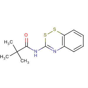 Propanamide, N-1,2,4-benzodithiazin-3-yl-2,2-dimethyl- molecular structure