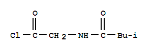 ACETYL CHLORIDE,[(3-METHYL-1-OXOBUTYL)AMINO]- molecular structure