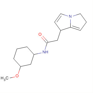 1H-Pyrrolizine-7a(5H)-acetamide, tetrahydro-N-(3-methoxyphenyl)- molecular structure