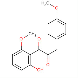 1,2-Propanedione,1-(2-hydroxy-6-methoxyphenyl)-3-(4-methoxyphenyl)- molecular structure