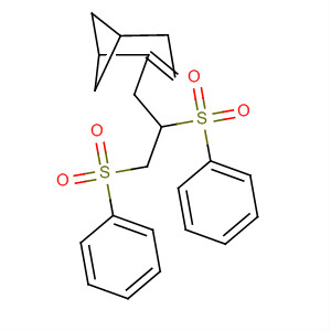 Bicyclo[3.1.1]hept-2-ene, 2-[2,3-bis(phenylsulfonyl)propyl]- molecular structure