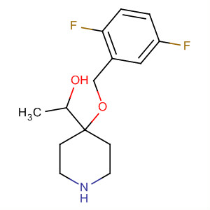 4-Piperidinemethanol, 4-[(2,5-difluorophenyl)methoxy]-a-methyl- molecular structure