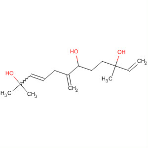 3,11-Dodecadiene-2,7,10-triol, 2,10-dimethyl-6-methylene- molecular structure