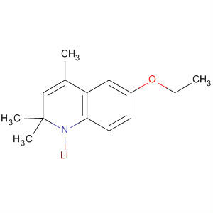 Quinoline, 6-ethoxy-1,2-dihydro-2,2,4-trimethyl-, lithium salt molecular structure