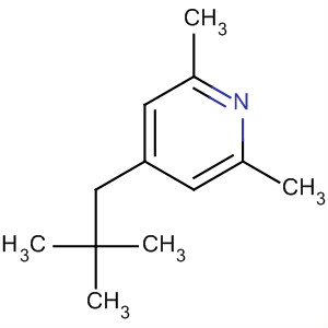 Pyridine, 4-(2,2-dimethylpropyl)-2,6-dimethyl- molecular structure