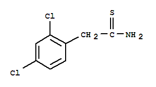 2-(2,4-DICHLOROPHENYL)ETHANETHIOAMIDE molecular structure