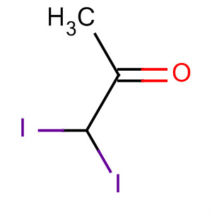 2-Propanone, 1,1-diiodo- molecular structure