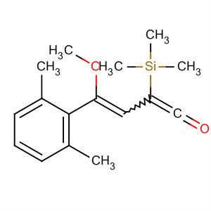 1,3-Butadien-1-one, 4-(2,6-dimethylphenyl)-4-methoxy-2-(trimethylsilyl)-,(E)- molecular structure