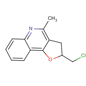 Furo[3,2-c]quinoline, 2-(chloromethyl)-2,3-dihydro-4-methyl-