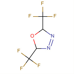 1,3,4-Oxadiazole, 2,5-dihydro-2,5-bis(trifluoromethyl)- molecular structure