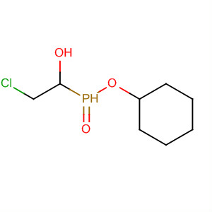 Phosphinic acid, (2-chloro-1-hydroxyethyl)-, cyclohexyl ester