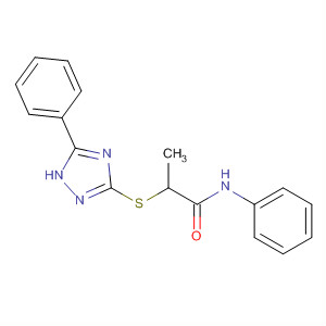 Propanamide, N-phenyl-2-[(5-phenyl-1H-1,2,4-triazol-3-yl)thio]-