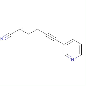 5-Hexynenitrile, 6-(3-pyridinyl)- molecular structure