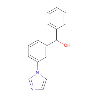 Benzenemethanol, 3-(1H-imidazol-1-yl)-a-phenyl- molecular structure