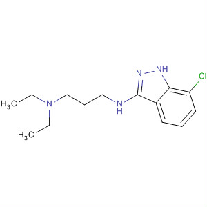 1,3-Propanediamine, N'-(7-chloro-1H-indazol-3-yl)-N,N-diethyl- molecular structure