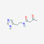 Butanamide, N-[2-(1H-imidazol-4-yl)ethyl]-3-oxo- molecular structure
