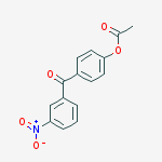 4-ACETOXY-3-NITROBENZOPHENONE molecular structure