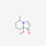 1(5H)-Indolizinone, 6,7,8,8a-tetrahydro-8a-hydroxy-5-methyl-