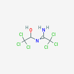 Ethanimidamide, 2,2,2-trichloro-N-(2,2,2-trichloro-1-hydroxyethyl)- molecular structure