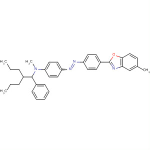 Benzenemethanamine,4-heptyl-N-methyl-N-[4-[[4-(5-methyl-2-benzoxazolyl)phenyl]azo]phenyl]-