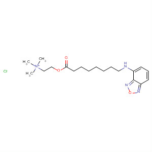 Ethanaminium,2-[[8-(2,1,3-benzoxadiazol-4-ylamino)-1-oxooctyl]oxy]-N,N,N-trimethyl-,chloride molecular structure