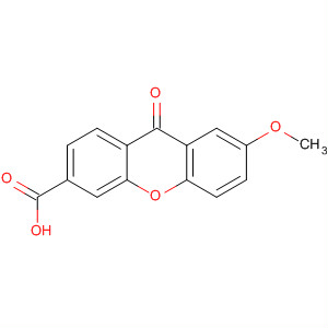 9H-Xanthene-3-carboxylic acid, 7-methoxy-9-oxo- molecular structure