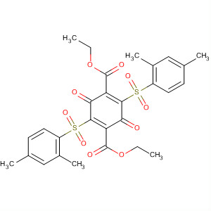 1,4-Cyclohexadiene-1,4-dicarboxylic acid,2,5-bis[(2,4-dimethylphenyl)sulfonyl]-3,6-dioxo-, diethyl ester