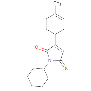 2H-Pyrrol-2-one, 1-cyclohexyl-1,5-dihydro-3-(4-methylphenyl)-5-thioxo- molecular structure
