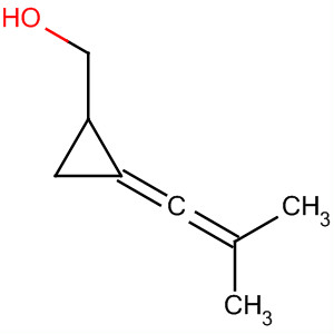 Cyclopropanemethanol, 2-(2-methyl-1-propenylidene)- molecular structure