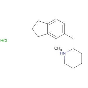 Piperidine, 2-[(2,3-dihydro-4-methyl-1H-inden-5-yl)methyl]-,hydrochloride