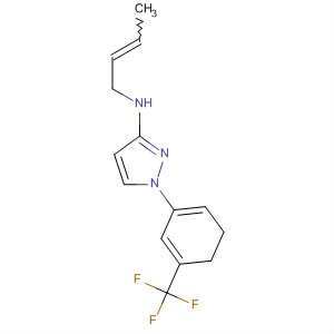 1H-Pyrazol-3-amine,N-2-butenyl-4,5-dihydro-1-[3-(trifluoromethyl)phenyl]-