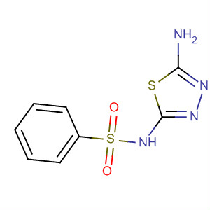 Benzenesulfonamide, N-(5-amino-1,3,4-thiadiazol-2-yl)- molecular structure